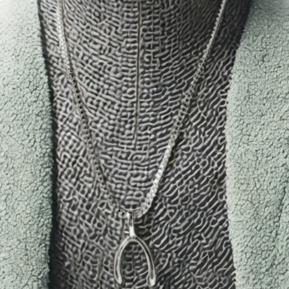 ANTHROPOLOGIE WISHBONE BOHO NECKLACE 1